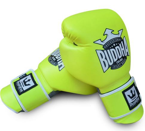 Buddha Guantes de Boxeo Muay Thai Kick Boxing Amarillos 2.0