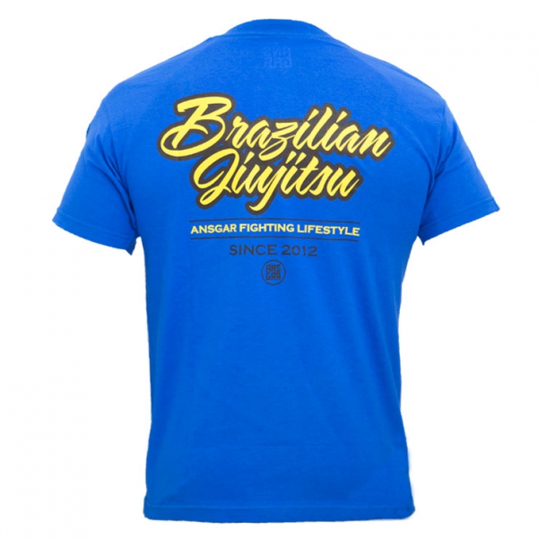 Ansgar Camiseta Brazilian Jiujitsu LifeStyle Azul