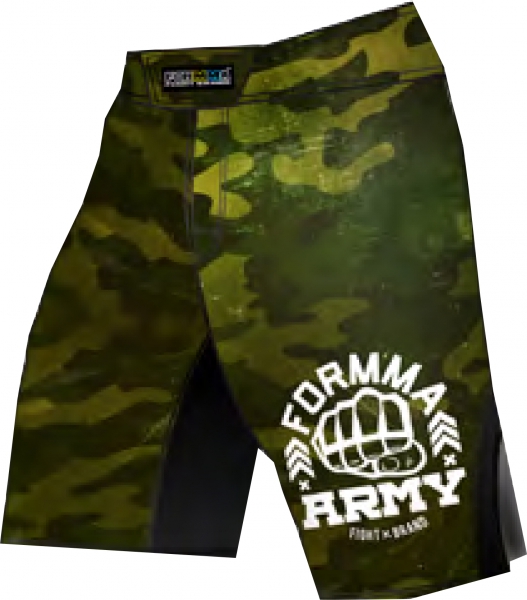 FORMMA Shorts MMA Kick Boxing Army Green