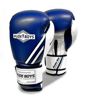 RudeBoys Guantes Boxeo Kick Boxing Entrenamiento Round One Azul