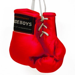 Rudeboys Mini guantes Piel Rojo