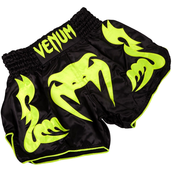 Venum Shorts Muay Thai Bangkok Inferno Negro/Amarillo